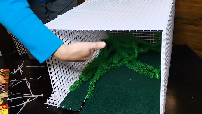 DIY turtle basking platform
