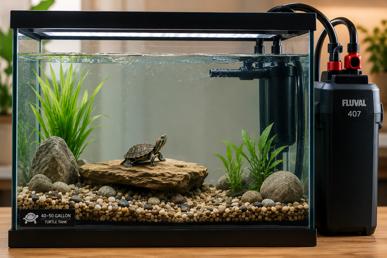 40 to 50 gallon turtle tank